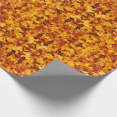 Leafy Elegance über das Umblättern von ZazzleWrapM Geschenkpapier (Ecke)