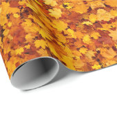 Leafy Elegance über das Umblättern von ZazzleWrapM Geschenkpapier (Rolleneckpunkt)