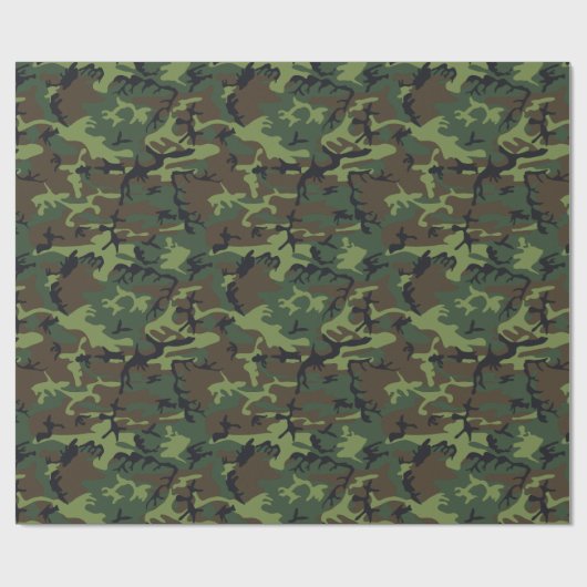 Leafy Elegance über das Umblättern von ZazzleWrapM Geschenkpapier (Flach)