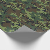 Leafy Elegance über das Umblättern von ZazzleWrapM Geschenkpapier (Ecke)