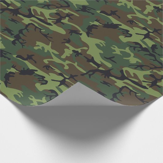 Leafy Elegance über das Umblättern von ZazzleWrapM Geschenkpapier (Ecke)