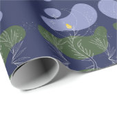 Leafy Elegance über das Umblättern von ZazzleWrapM Geschenkpapier (Rolleneckpunkt)