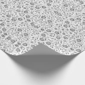 Leafy Elegance über das Umblättern von ZazzleWrapM Geschenkpapier (Ecke)