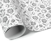 Leafy Elegance über das Umblättern von ZazzleWrapM Geschenkpapier (Rolleneckpunkt)