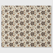 Leafy Elegance über das Umblättern von ZazzleWrapM Geschenkpapier (Flach)