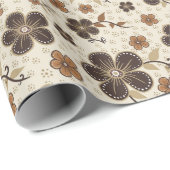 Leafy Elegance über das Umblättern von ZazzleWrapM Geschenkpapier (Rolleneckpunkt)