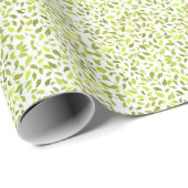Leafy Elegance über das Umblättern von ZazzleWrapM Geschenkpapier (Rolleneckpunkt)