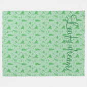 Leafy Fleecedecke (Vorderseite (Horizontal))
