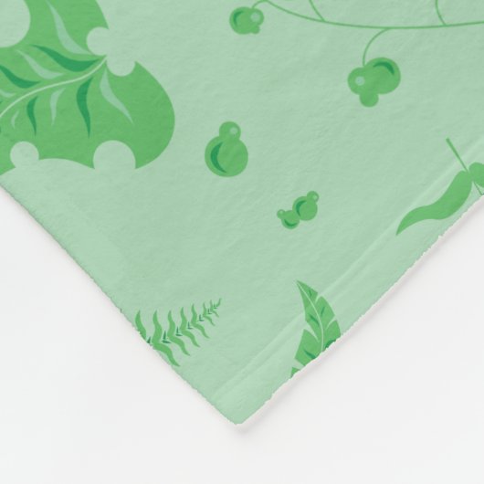 Leafy Fleecedecke (Ecke)