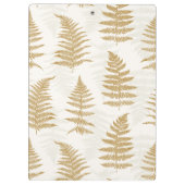 Leafy Focus Warm Neutral Klemmbrett (Rückseite)