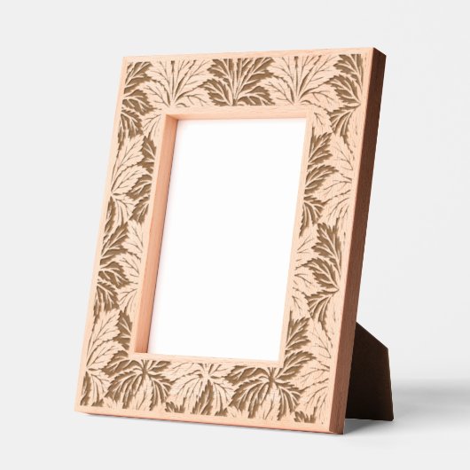 Leafy Foliage Muster Geätzte Rahmen (Links)