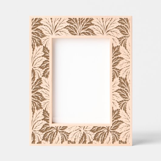 Leafy Foliage Muster Geätzte Rahmen (Vorderseite)