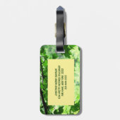 Leafy Gepäckanhänger (Rückseite vertikal)