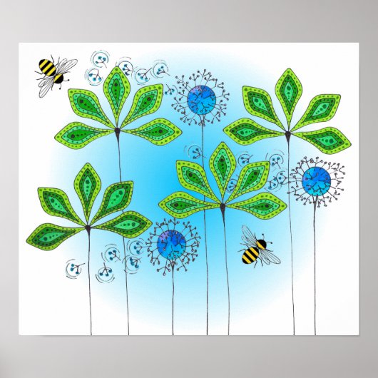 Leafy Green_Bumble Bee Poster (Vorne)