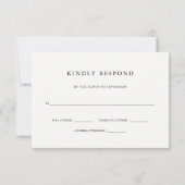 Leafy Green | RSVP Karte (Rückseite)