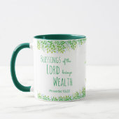 Leafy Green, Segen des Herrn, Christlich Tasse (Links)