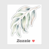 Leafy Greens Watercolor Sticker (Blatt)