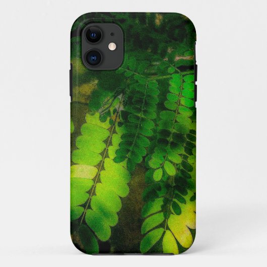 Leafy Grüntöne Case-Mate iPhone Hülle (Rückseite)