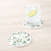 Leafy Grüntöne Untersetzer (Seite)