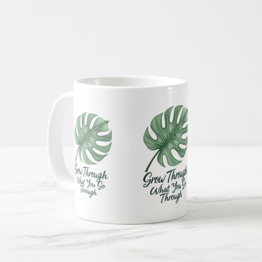 Leafy Inspiration Kaffeetasse (Vorderseite Links)