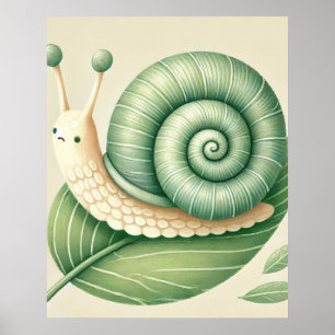 Leafy Journey Poster