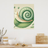 Leafy Journey Poster (Küche)
