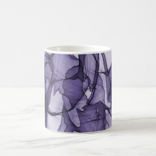 Leafy Lavendel Film Elegantes Design Kaffeetasse (Mittel)