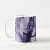 Leafy Lavendel Film Elegantes Design Kaffeetasse (Links)