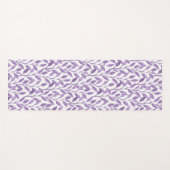 Leafy Lavender Vines | Ruhige Yoga Mat Yogamatte (Vorderseite (Horizontal))