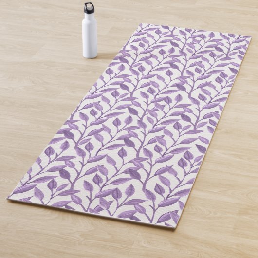 Leafy Lavender Vines | Ruhige Yoga Mat Yogamatte (Beispiel)