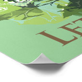Leafy Lettuce Poster (Ecke)