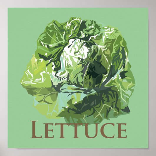 Leafy Lettuce Poster (Vorne)