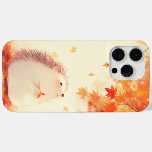 Leafy Little Igel Case-Mate iPhone Hülle (Rückseite (Horizontal))