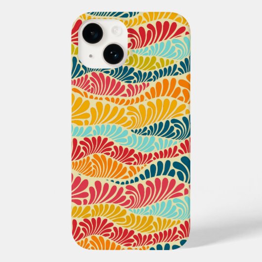 Leafy Mosaic Case-Mate iPhone Hülle (Rückseite)