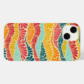 Leafy Mosaic Case-Mate iPhone Hülle (Rückseite (Horizontal))