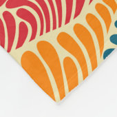 Leafy Mosaic Fleecedecke (Ecke)