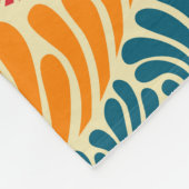 Leafy Mosaic Fleecedecke (Ecke)