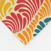 Leafy Mosaic Fleecedecke (Ecke)