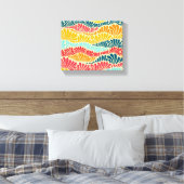 Leafy Mosaic Leinwanddruck (Insitu (Schlafzimmer))