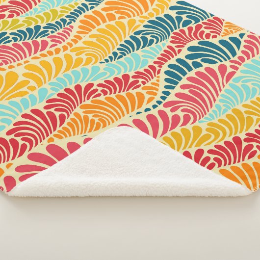 Leafy Mosaic Sherpadecke (3/4)