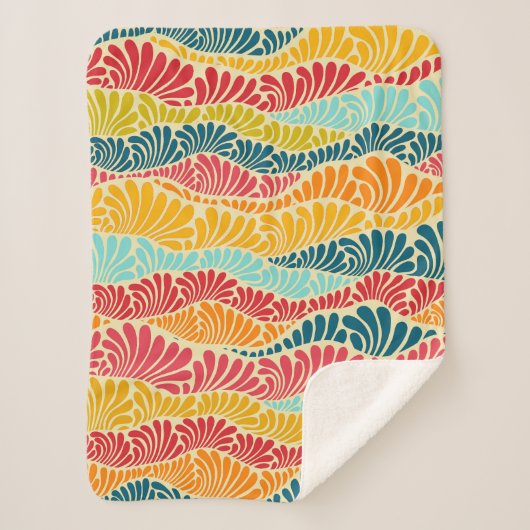 Leafy Mosaic Sherpadecke (Vorderseite)