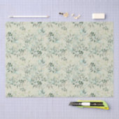 Leafy Mystique Pale Celadon Seidenpapier (Handwerk)