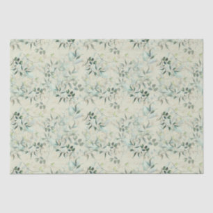 Leafy Mystique Pale Celadon Seidenpapier