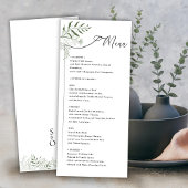 Leafy Nature Botanical Green Menu