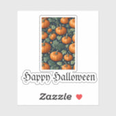 Leafy Pumpkin Patch Aufkleber (Blatt)