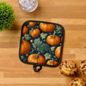 Leafy Pumpkin Patch Topflappen
