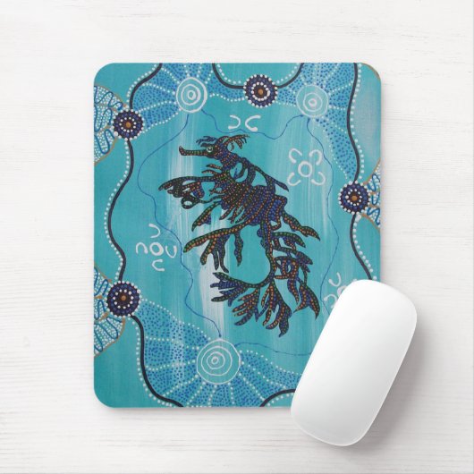 Leafy Sea Dragon Mouse Mat Mousepad (Mit Mouse)