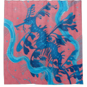 Leafy Sea Dragon Seepferd Fische Unterwassertiere Duschvorhang (Vorderseite)