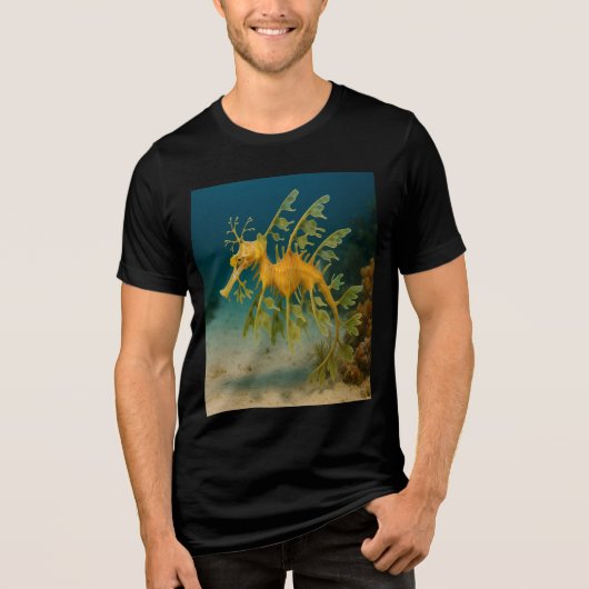 Leafy Sea Dragon Tri-Blend Shirt (Vorderseite)