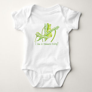 Leafy Skulpturen auf Baby Bodysuit Strampler